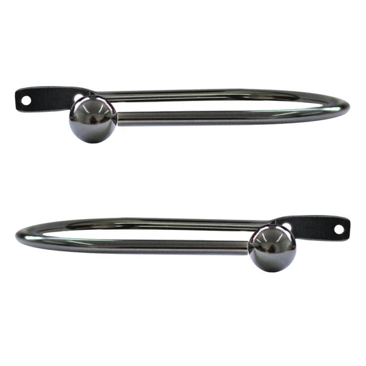 Jones Embrace Metal Curtain Holdbacks (Pair) - Black Nickel