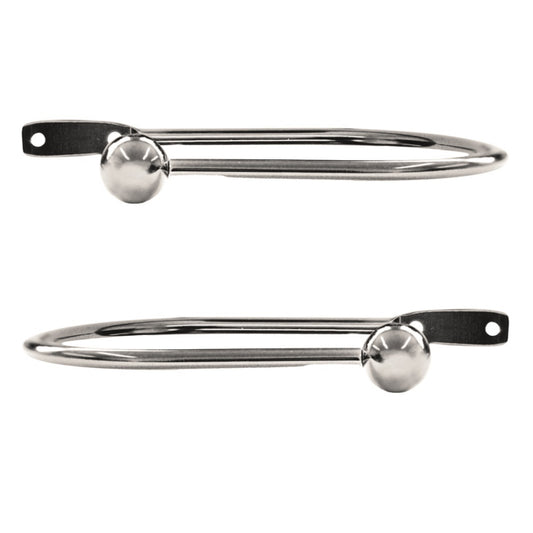 Jones Embrace Metal Curtain Holdbacks (Pair) - Chrome