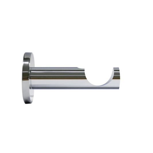 Jones Strand 35mm Metal Curtain Pole 7cm Bracket - Chrome
