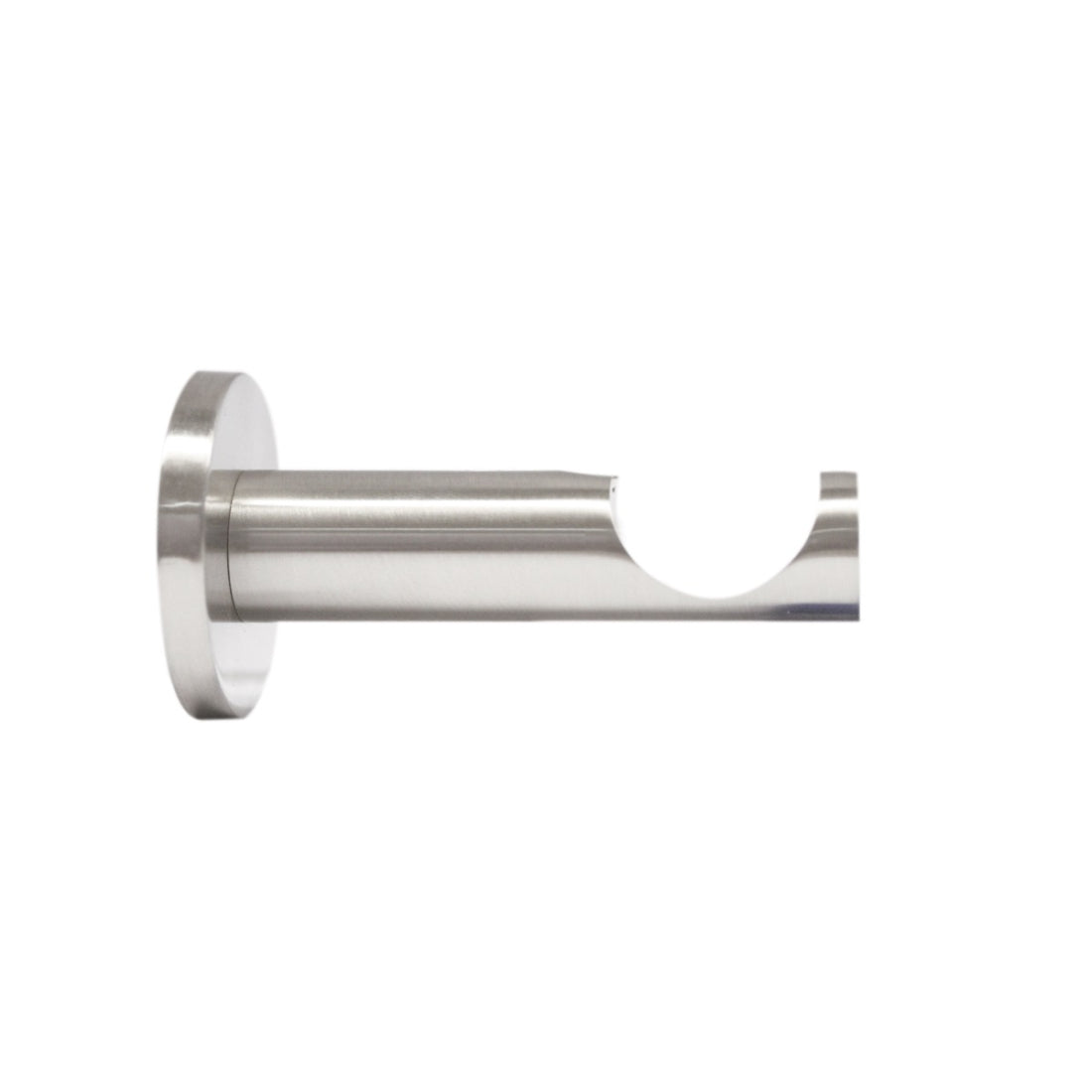 Jones Strand 35mm Metal Curtain Pole 7cm Bracket - Matt Nickel