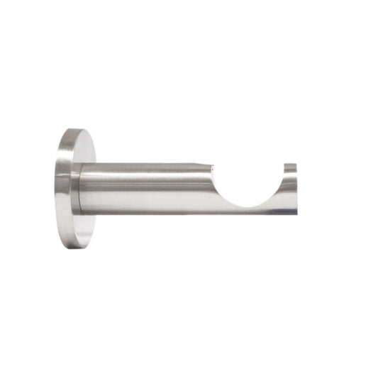 Jones Strand 35mm Metal Curtain Pole 7cm Bracket - Matt Nickel