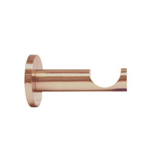 Jones Strand 35mm Metal Curtain Pole 7cm Bracket - Rose Gold