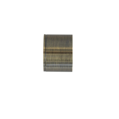 Jones Strand 35mm Metal Curtain Pole Recess Bracket - Burnished Brass