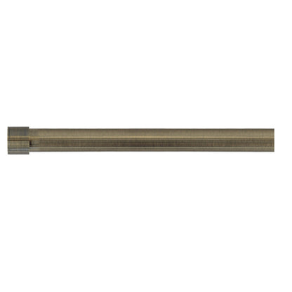 Jones Strand 35mm Metal Curtain Pole Recess Bracket - Burnished Brass