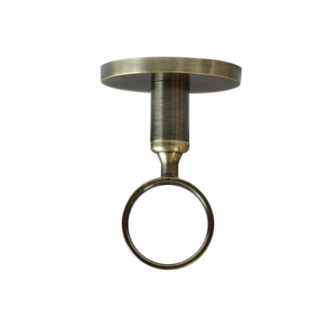 Jones Strand 35mm Metal Curtain Pole Ceiling Bracket - Burnished Brass