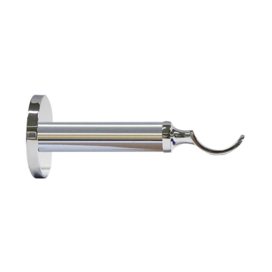 Jones Strand 35mm Metal Curtain Pole 11cm Passing Bracket - Chrome