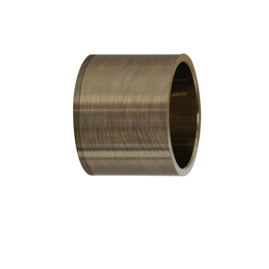 Jones Strand 35mm Metal Curtain Pole Recess Bracket - Burnished Brass
