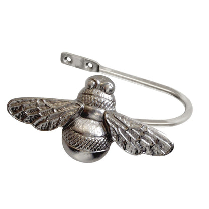 Jones Ecuador Bumblebee Metal Curtain Holdback - Antique Silver