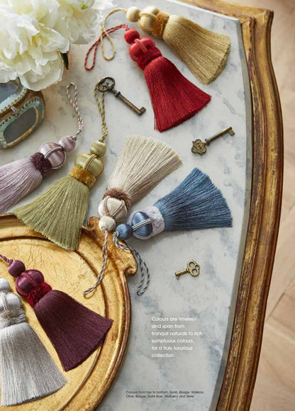 Hallis Antoinette Key Tassel - Wisteria