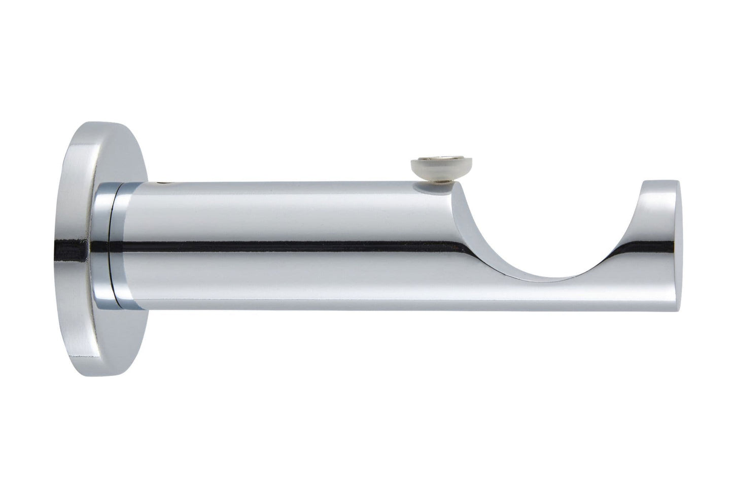 Hallis Ice 35mm Metal Curtain Pole Extended Bracket - Chrome