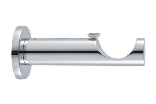 Hallis Ice 35mm Metal Curtain Pole Extended Bracket - Chrome