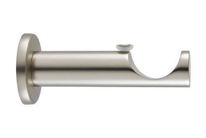 Hallis Ice 35mm Metal Curtain Pole Extended Bracket - Satin Nickel
