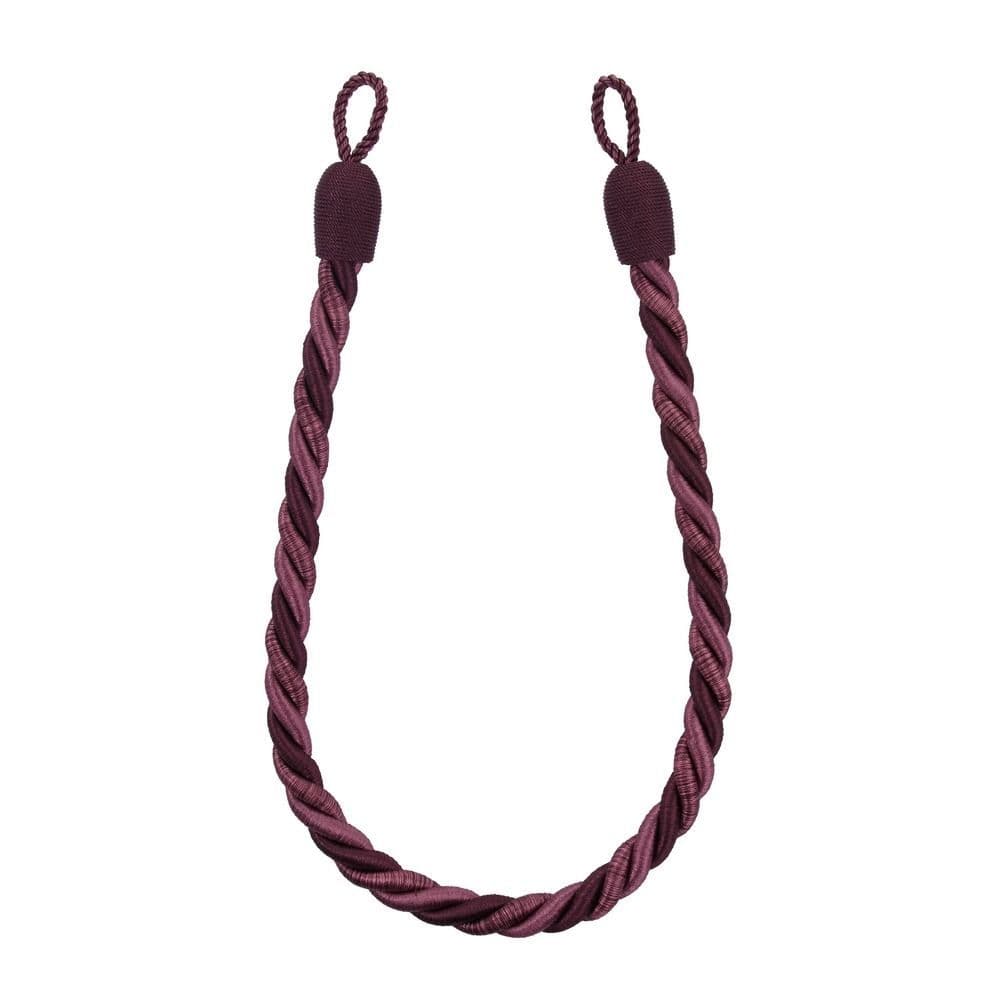 Hallis Sonata Rope Tieback - Damson