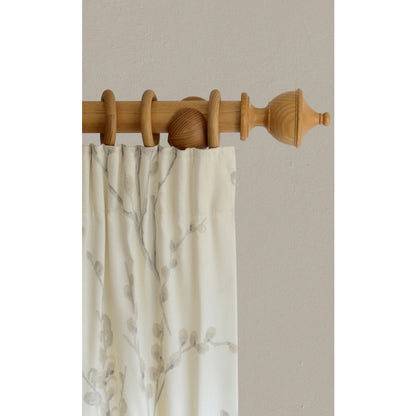 Laura Ashley Haywood 35mm Wooden Curtain Pole - Honey