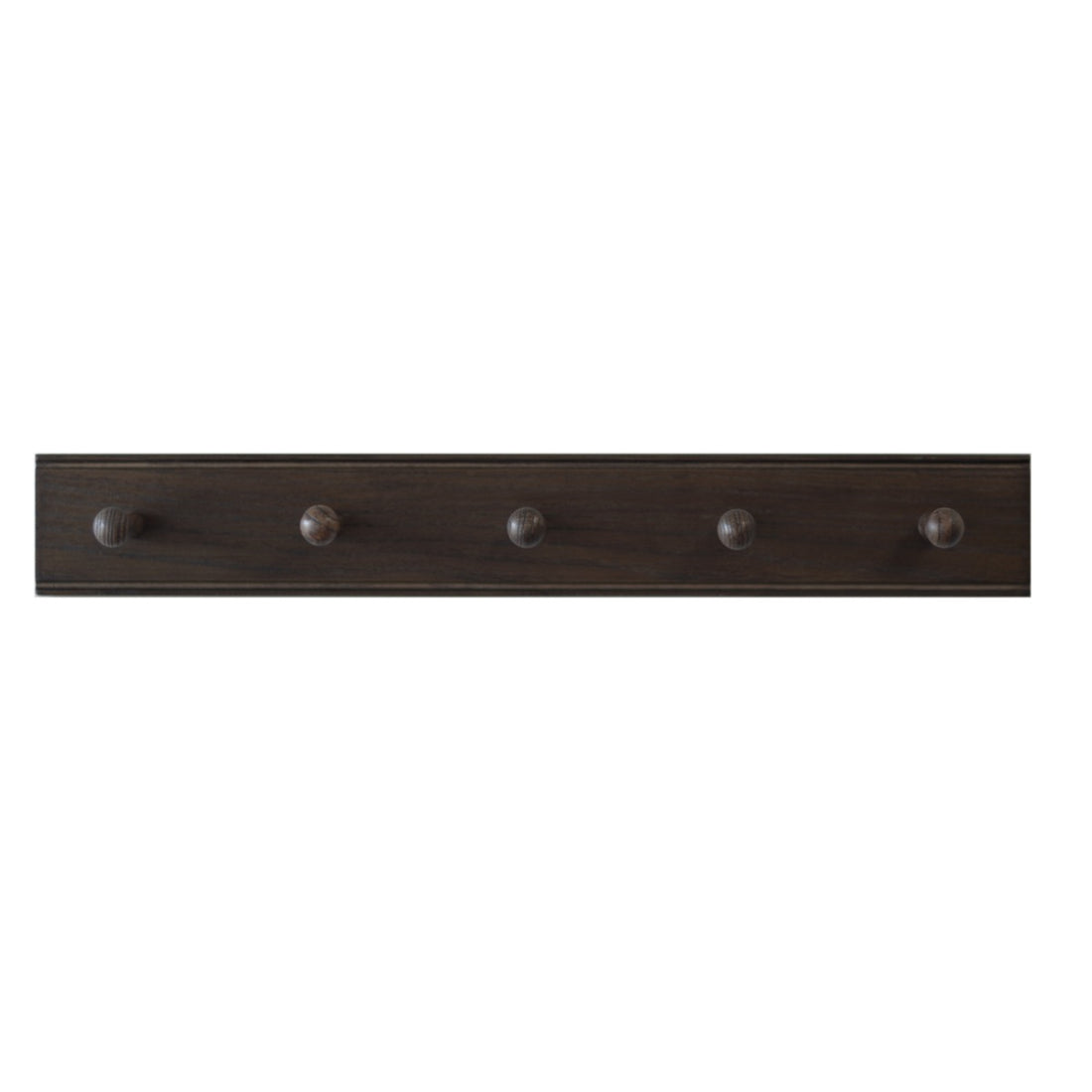 Laura Ashley Haywood 5 Peg Coat Hook - Dark Chestnut