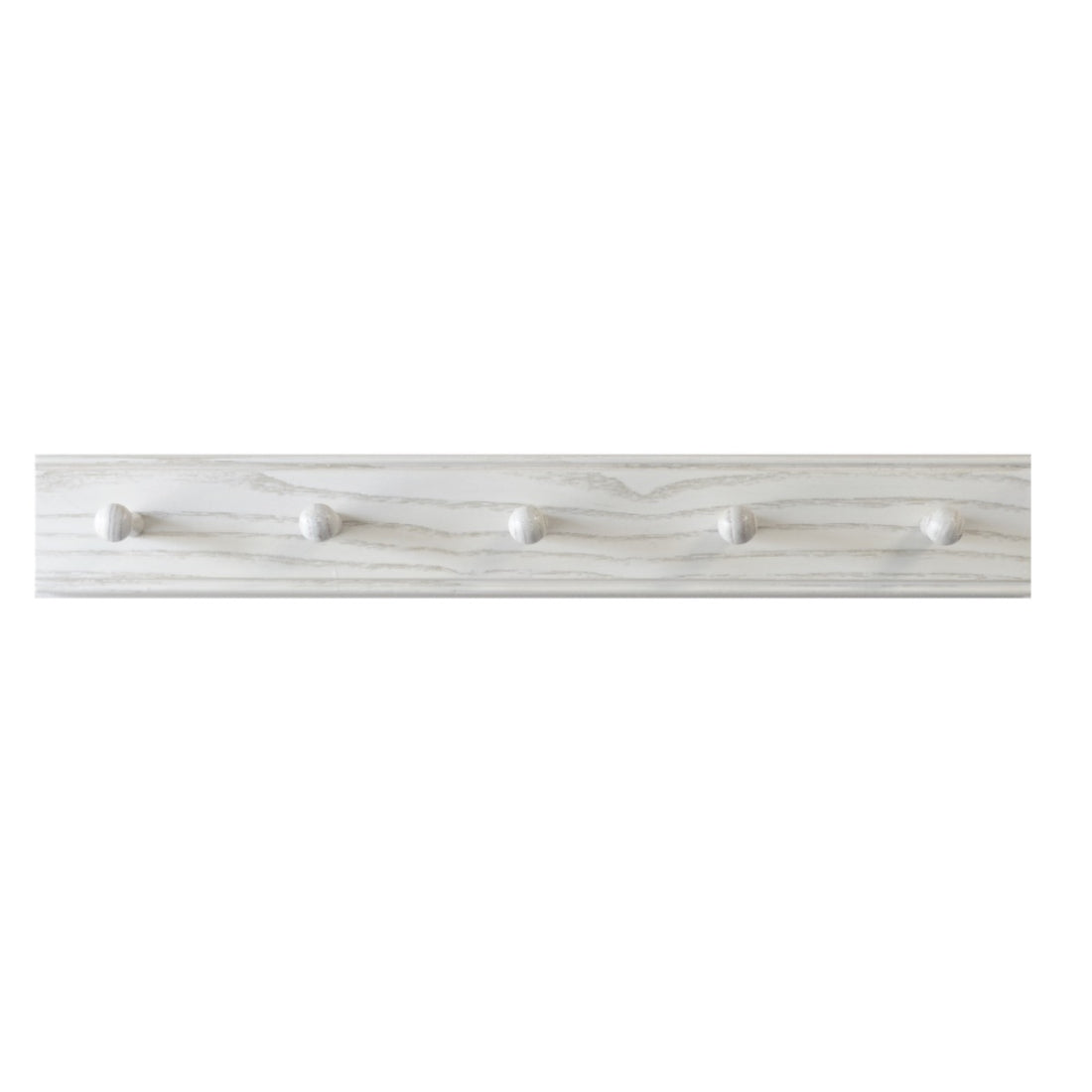 Laura Ashley Haywood 5 Peg Coat Hook - White