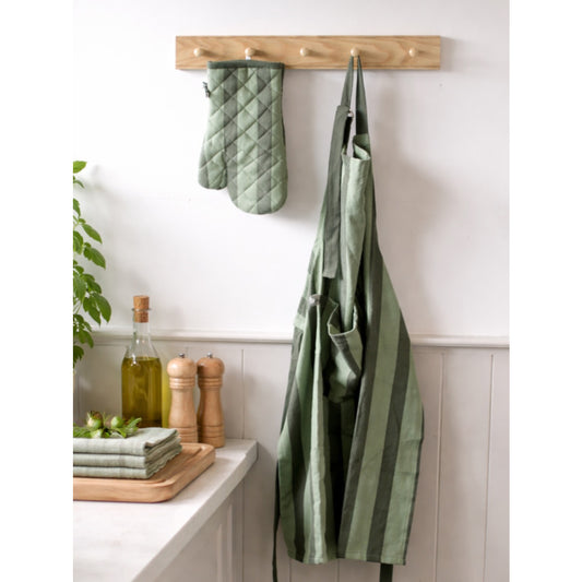 Laura Ashley Haywood 5 Peg Coat Hook - Washed Oak