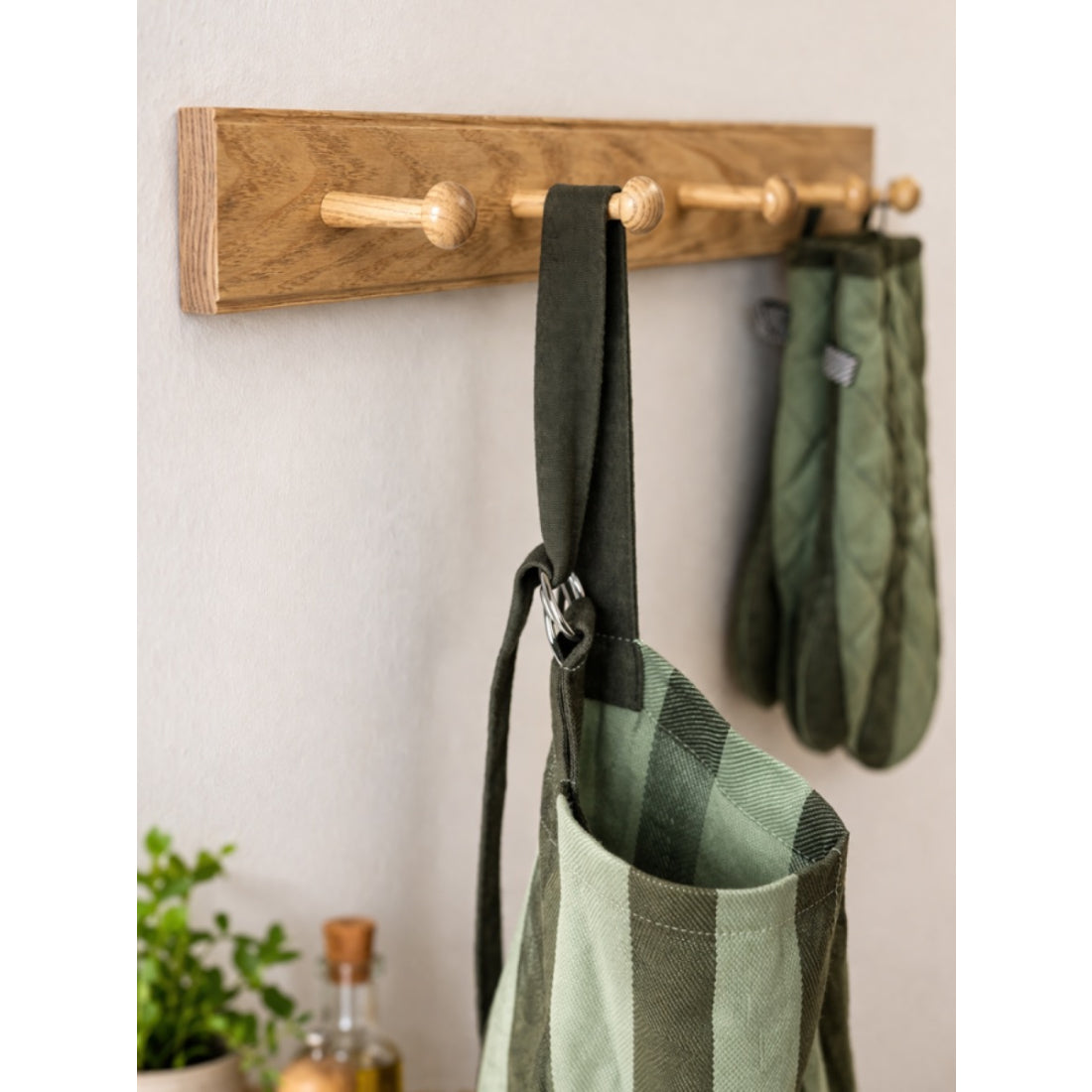 Laura Ashley Haywood 5 Peg Coat Hook - Washed Oak