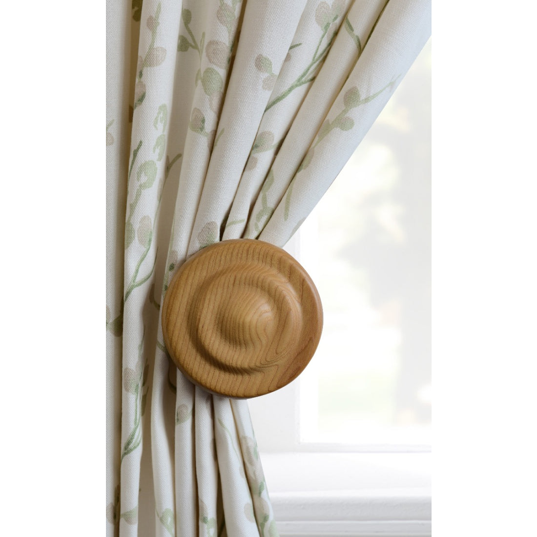 Laura Ashley Haywood Wooden Curtain Holdback - Honey