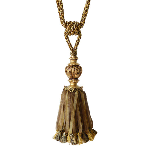 Jones Florentine Ribbon Tieback - Bronze