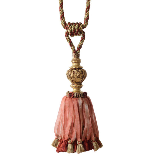 Jones Florentine Ribbon Tieback - Jewel