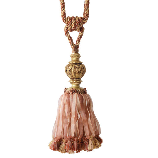 Jones Florentine Ribbon Tieback - Terracotta