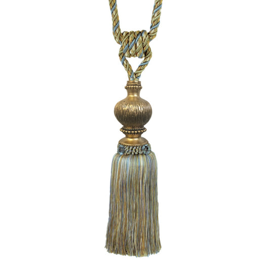 Jones Florentine Large Tassel Tieback - Sky