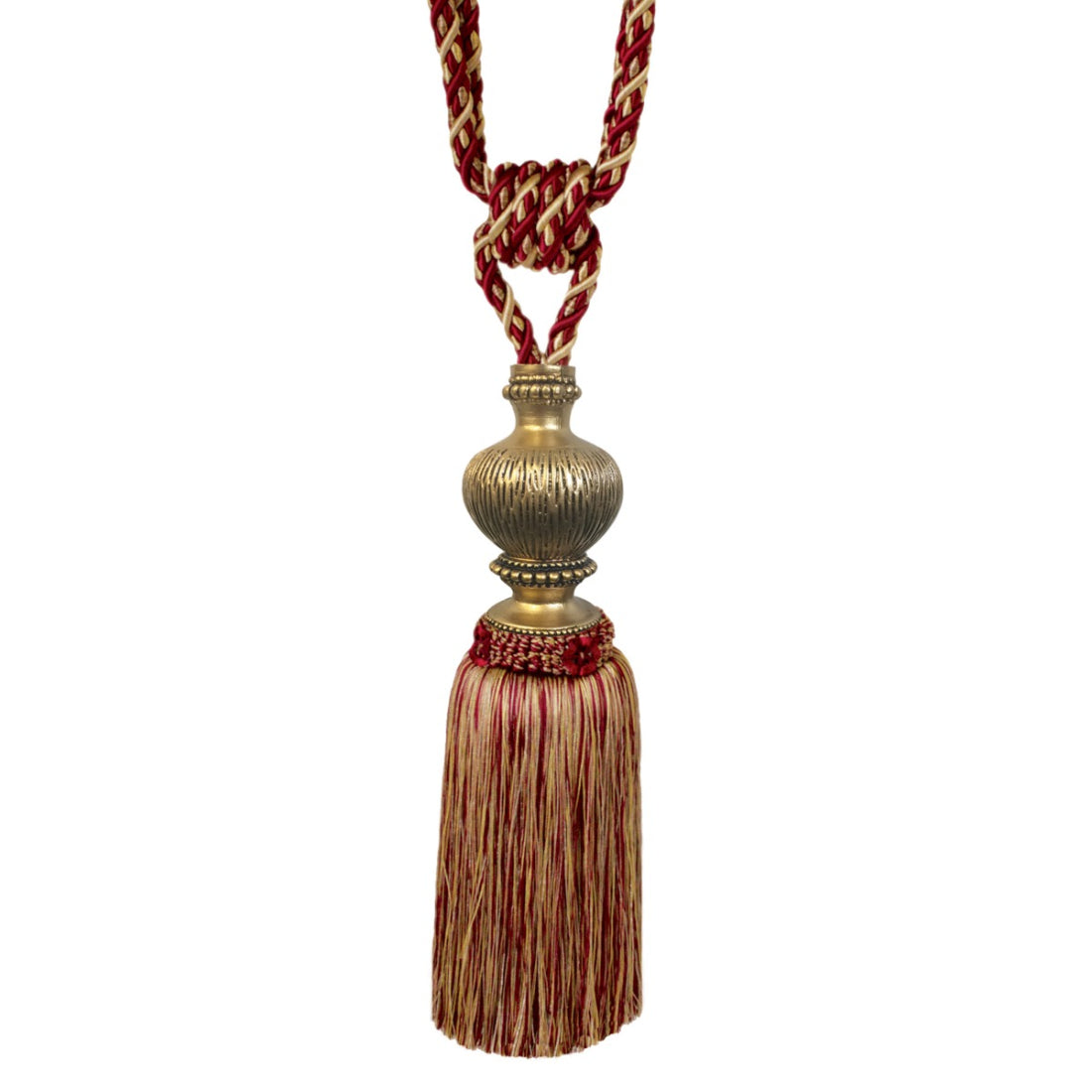 Jones Florentine Large Tassel Tieback - Wine