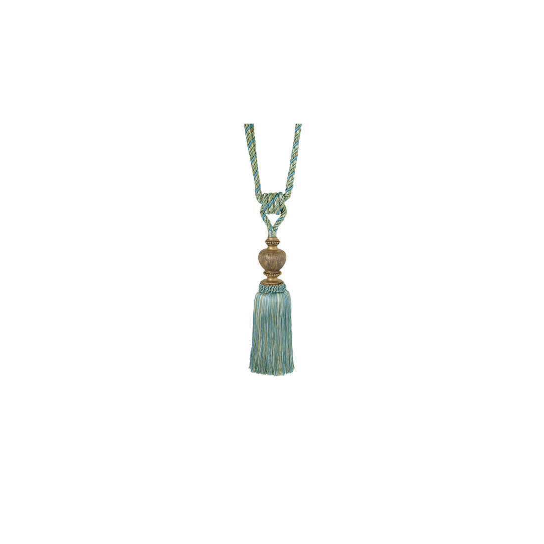 Jones Florentine Medium Tassel Tieback - Sky