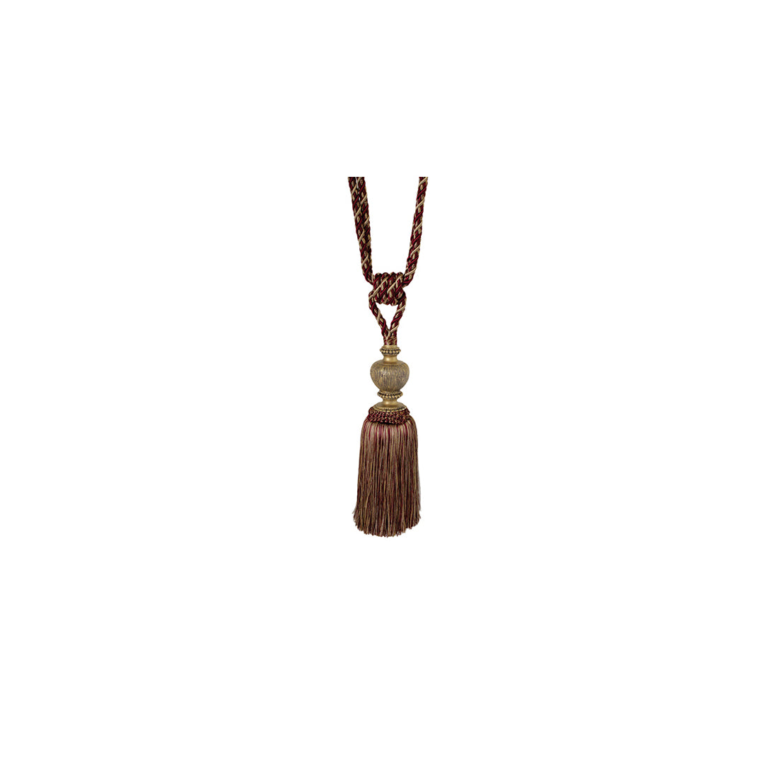 Jones Florentine Medium Tassel Tieback - Wine