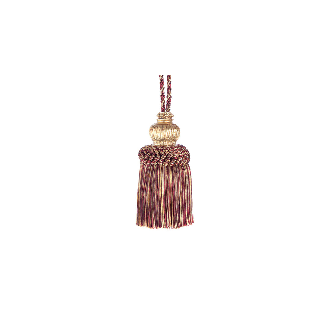 Jones Florentine Key Tassel - Wine