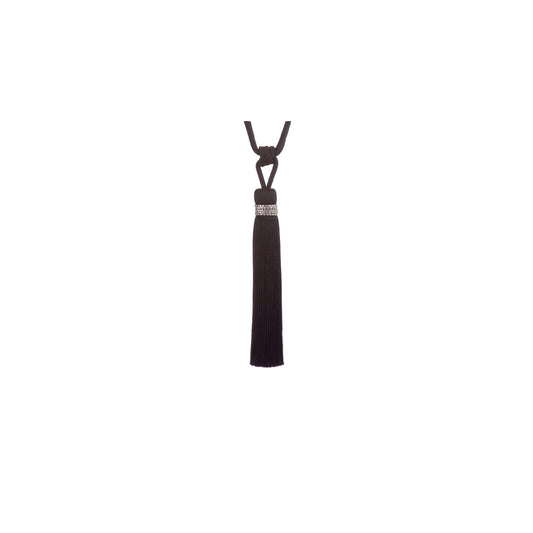 Jones Tiffany Tassel Tieback - Black