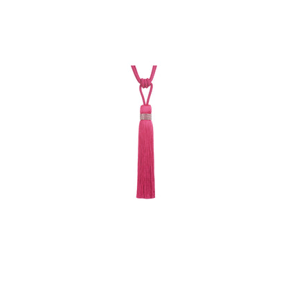 Jones Tiffany Tassel Tieback - Cerise