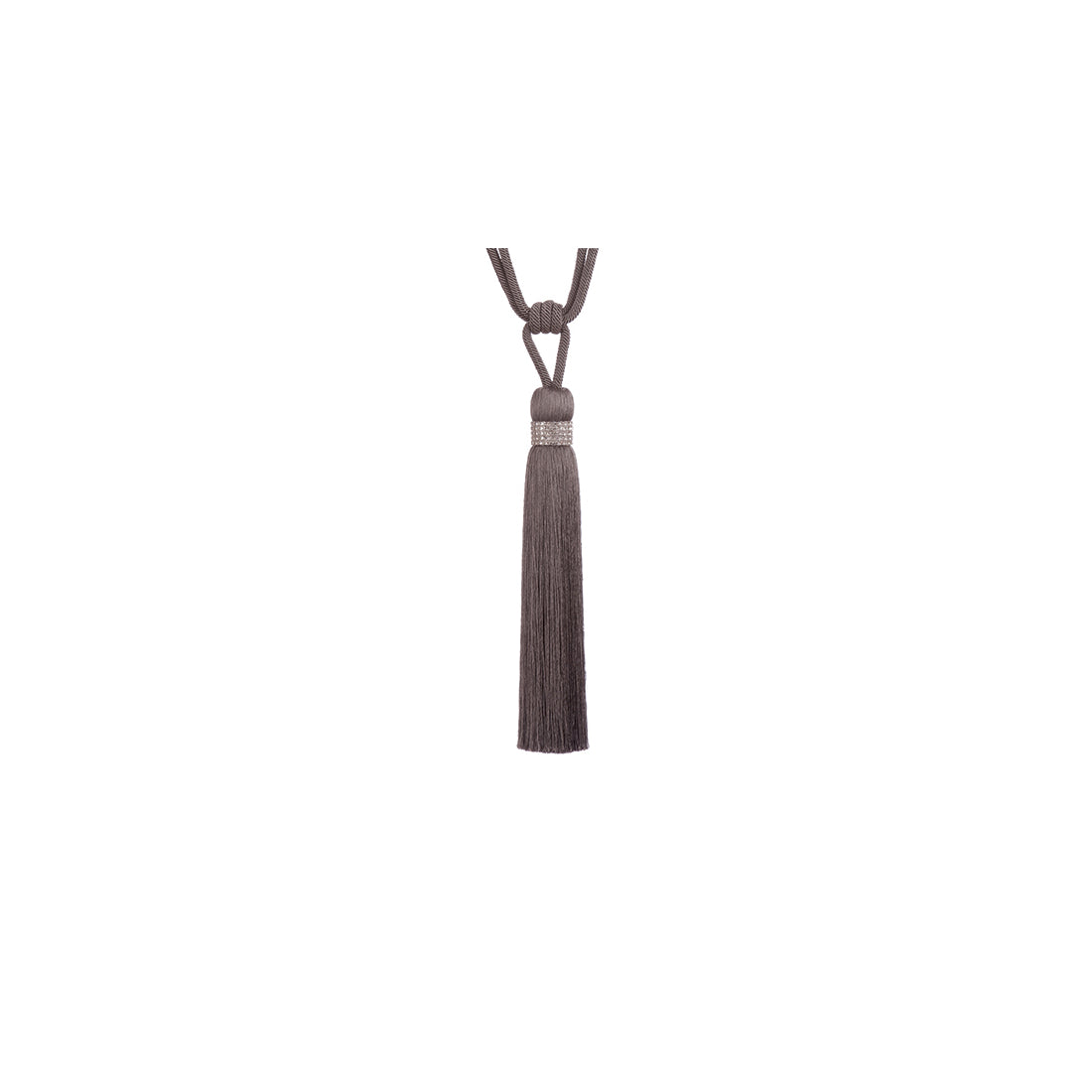 Jones Tiffany Tassel Tieback - Slate