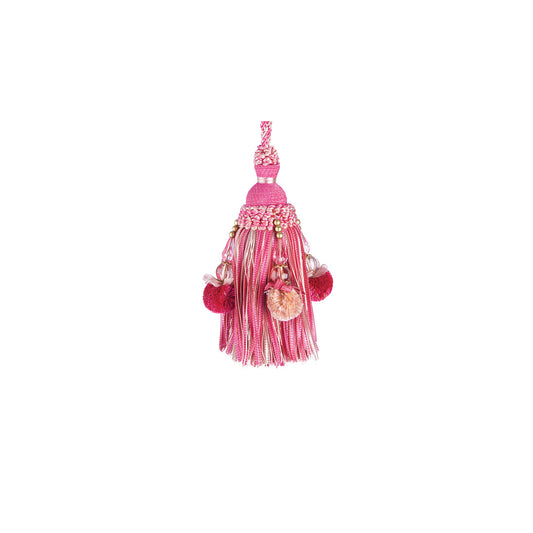 Jones Interlude Key Tassel - Cerise