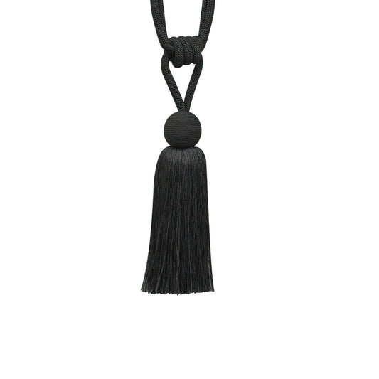 Jones Orb Tassel Tieback - Blackened Pewter