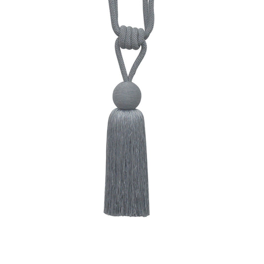 Jones Orb Tassel Tieback - Silver Grey