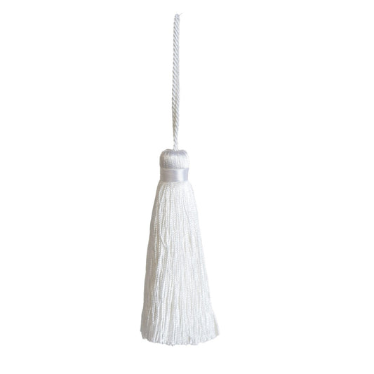 Jones Reef Key Tassel - White