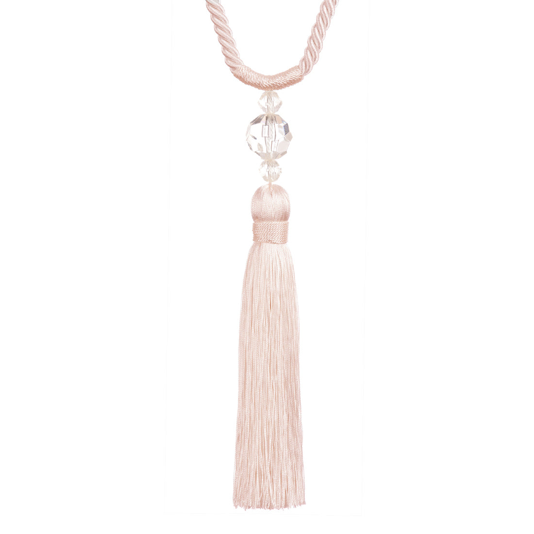 Jones Pixie Tassel Tieback - Blush