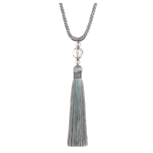 Jones Pixie Tassel Tieback - Duck Egg
