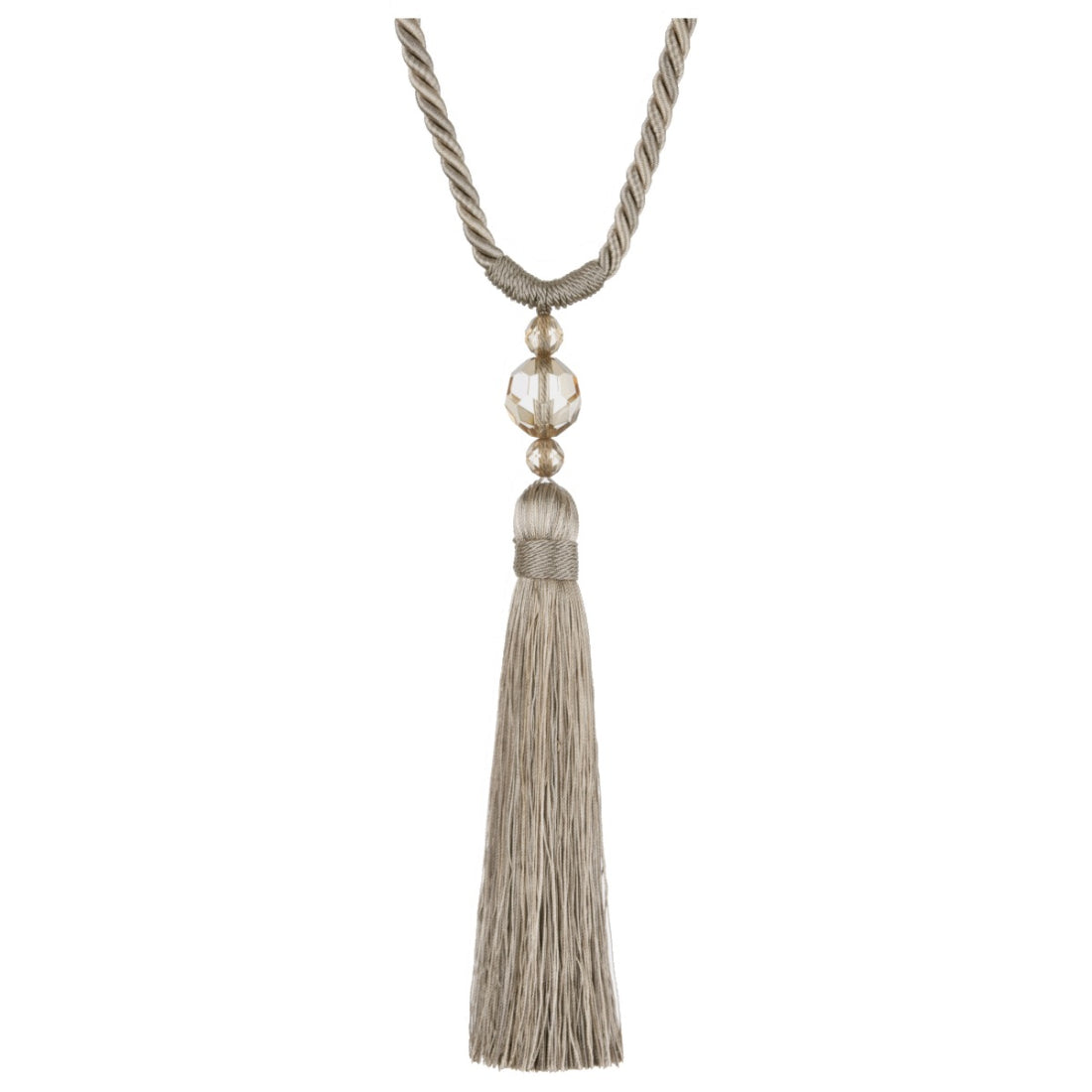 Jones Pixie Tassel Tieback - Taupe