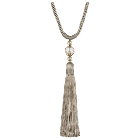 Jones Pixie Tassel Tieback - Taupe