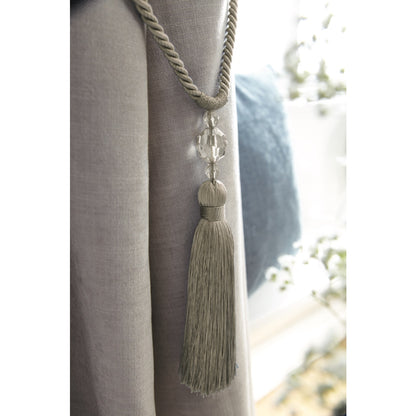 Jones Pixie Tassel Tieback - Taupe