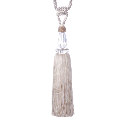 Jones Shard Tassel Tieback - Oyster