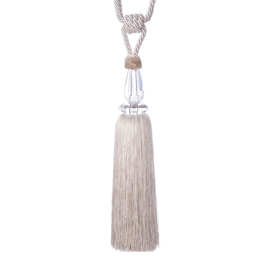 Jones Shard Tassel Tieback - Oyster