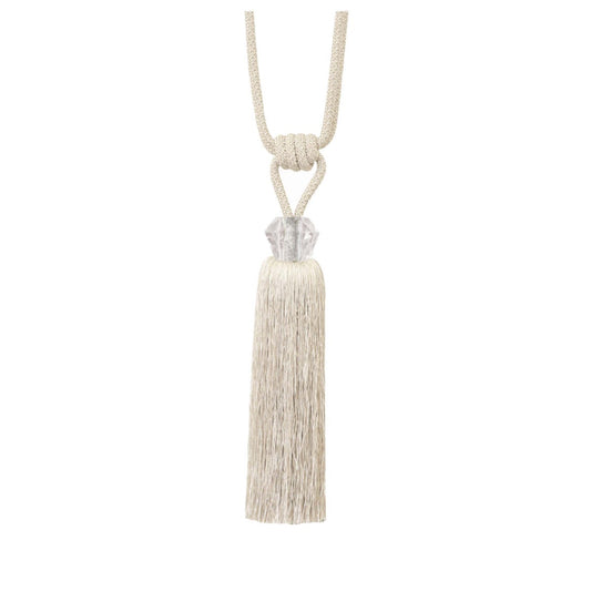 Jones Principal Dana Acrylic Tassel Tieback - Ivory