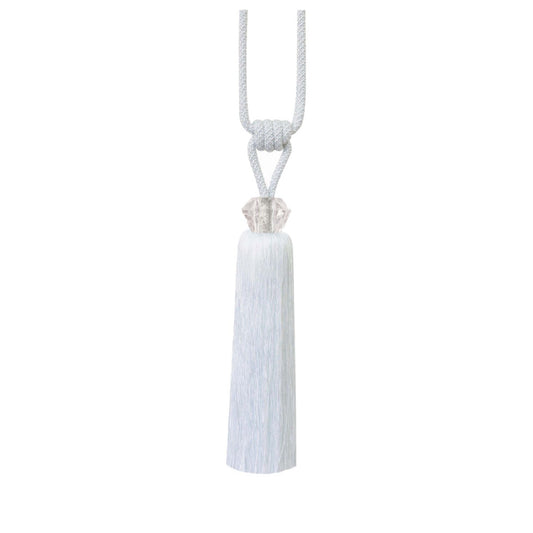 Jones Principal Dana Acrylic Tassel Tieback - White