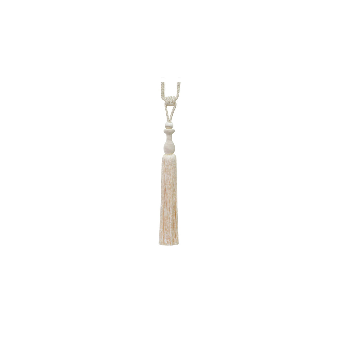 Jones Principal Adena Large Tassel Tieback - Ivory