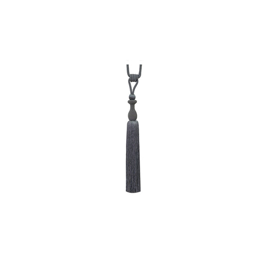 Jones Principal Adena Large Tassel Tieback - Steel