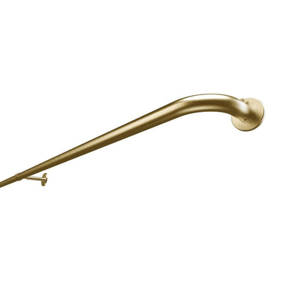 Integra French Curtain Pole - Antique Brass